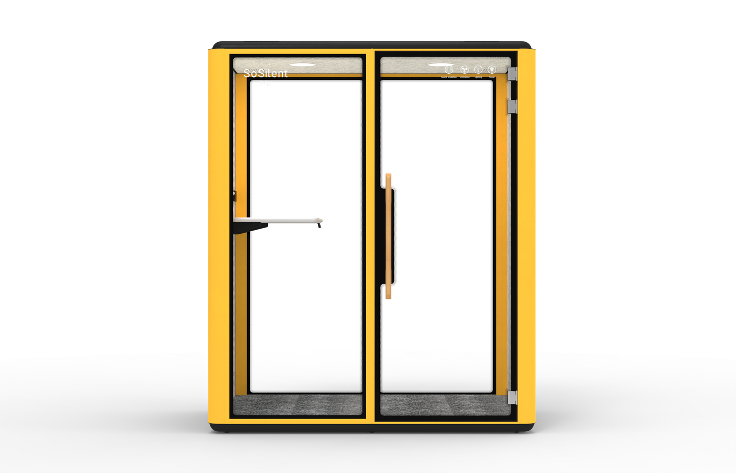 Höhenverstellbarer Wand-Tisch für Space-Line M1 & M2