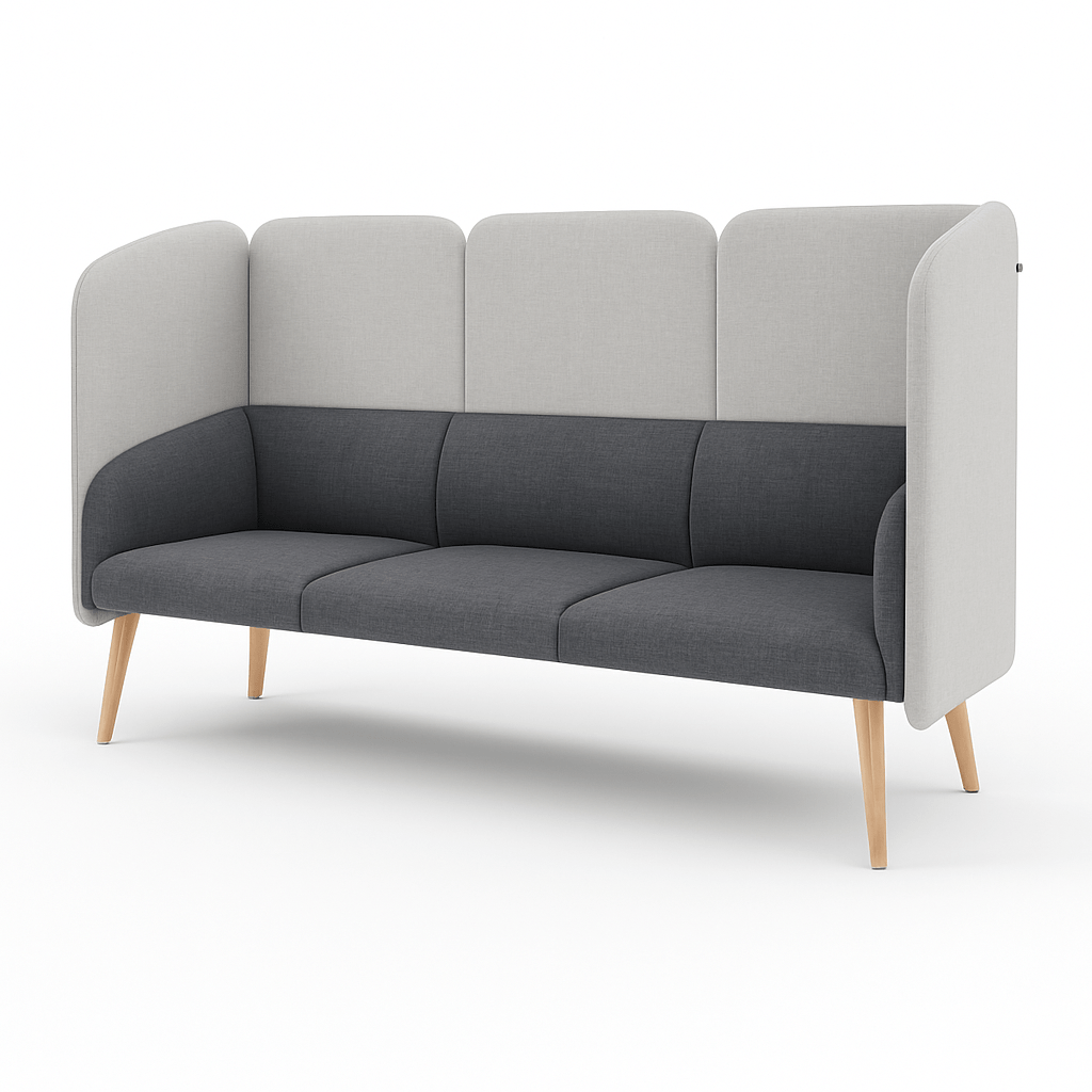 CLOUD Highback Sofa L für 3 Personen - SoSilent Box