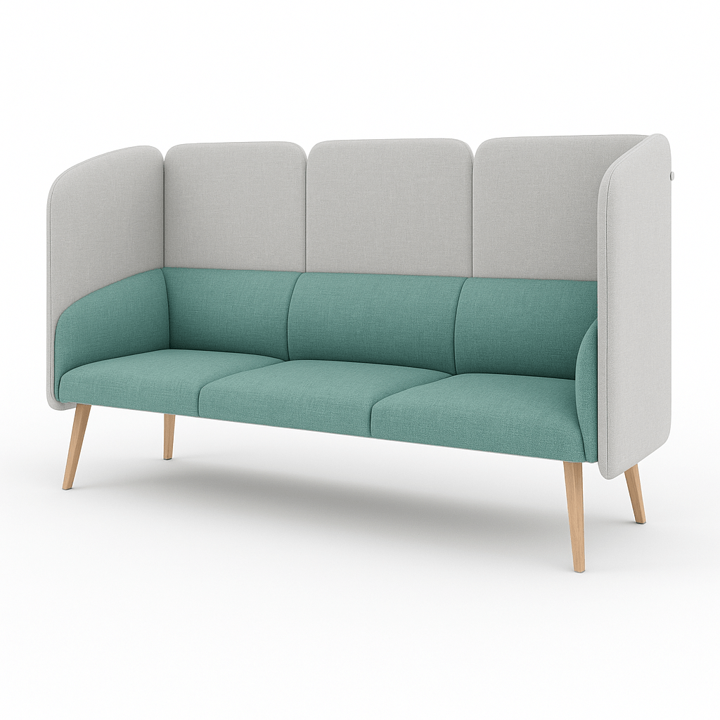 CLOUD Highback Sofa L für 3 Personen - SoSilent Box