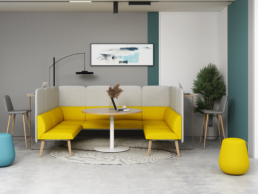 CLOUD Highback Sofa Lounge Cube L2 für 6 Personen - SoSilent Box
