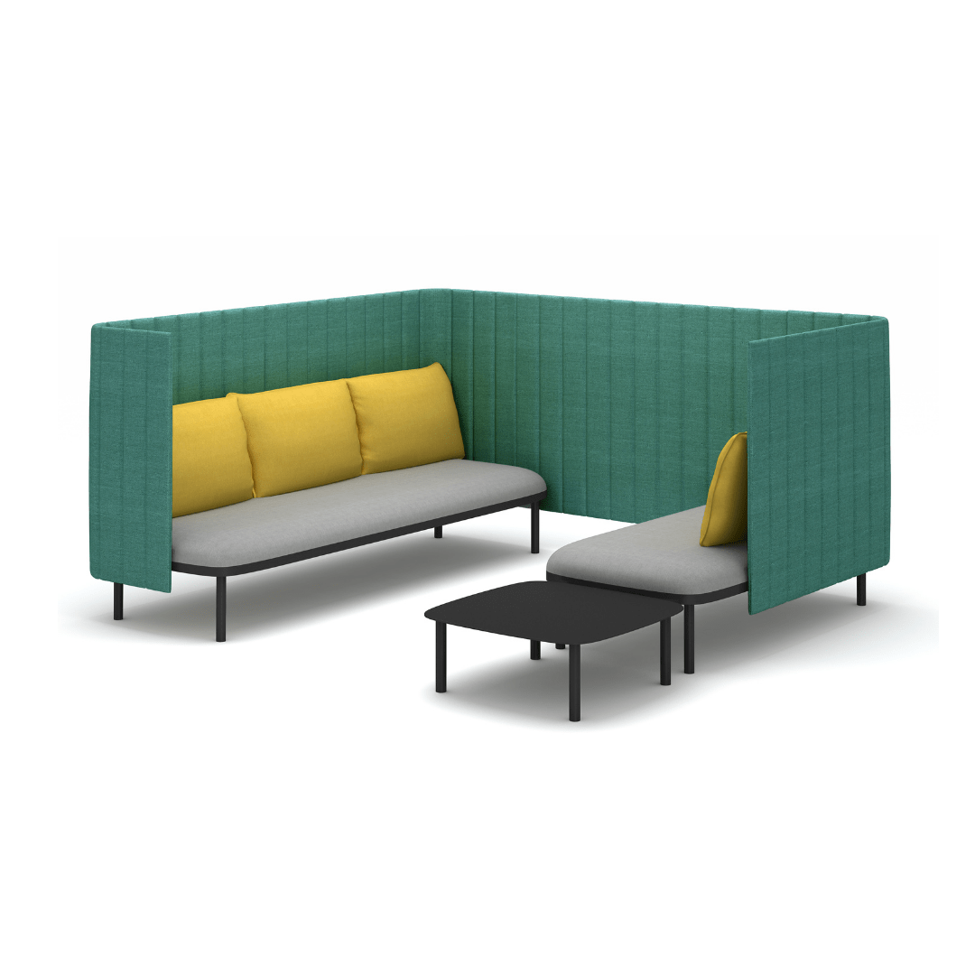COCO Highback Sofa Lounge M für 5 Personen - SoSilent Box