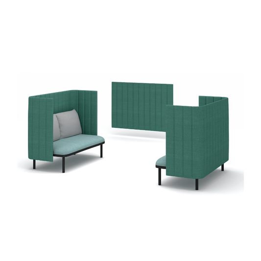COCO Highback Sofa Lounge S2 für 4 Personen - SoSilent Box
