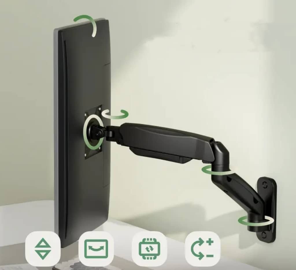 höhenverstellbare Bildschirm - Halterung / Height - adjustable screen mount - SoSilent Box