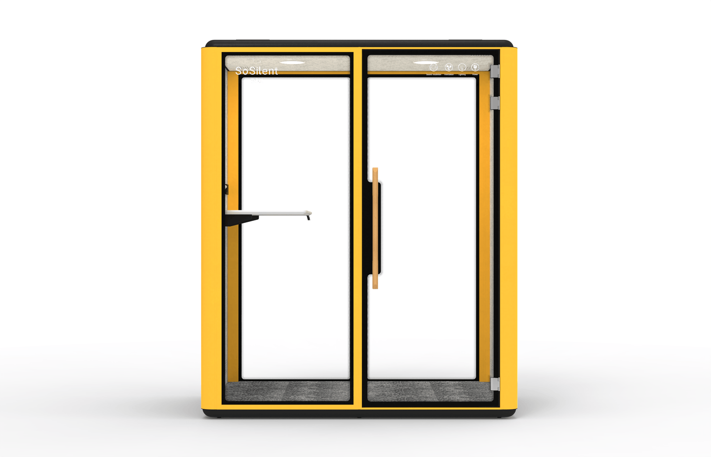 Höhenverstellbarer Wand - Tisch für Space - Line M1 & M2 - SoSilent Box
