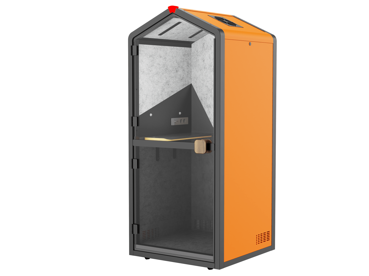 Meetingbox "Smart S2" für 1 Person - schallisolierte Telefonbox - 10 Tage Lieferzeit - SoSilent Box