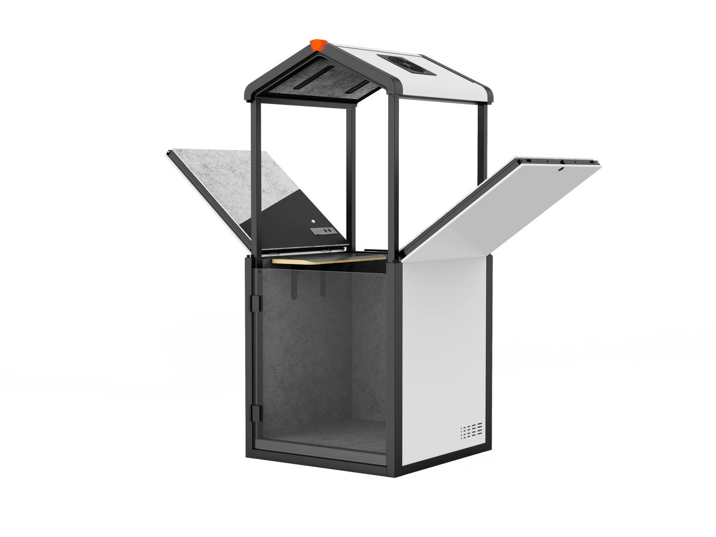 Meetingbox "Smart S2" für 1 Person - schallisolierte Telefonbox - 10 Tage Lieferzeit - SoSilent Box