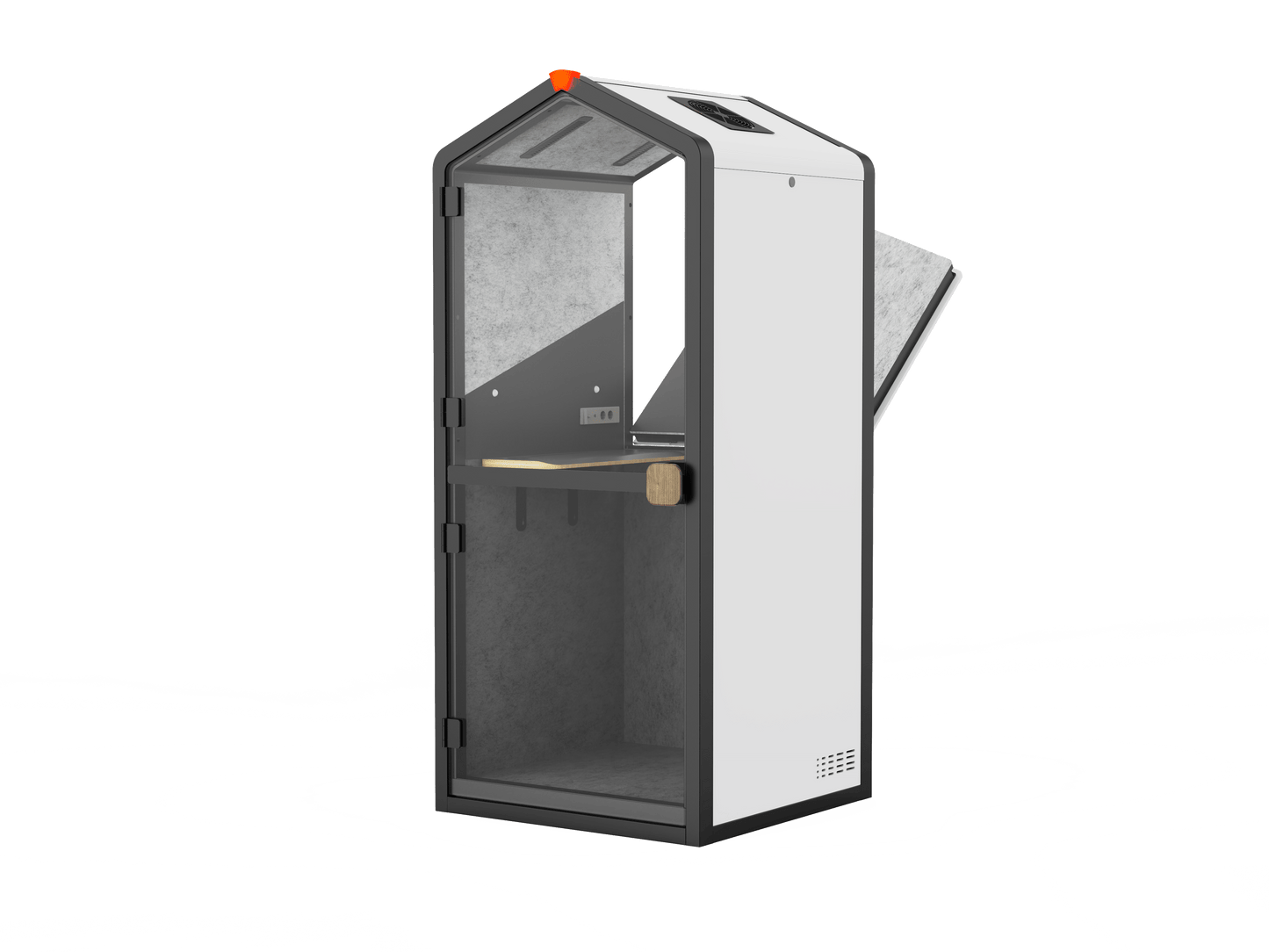 Meetingbox "Smart S2" für 1 Person - schallisolierte Telefonbox - 10 Tage Lieferzeit - SoSilent Box