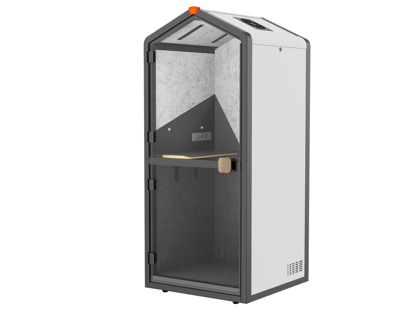 Meetingbox "Smart S2" für 1 Person - schallisolierte Telefonbox - 10 Tage Lieferzeit - SoSilent Box