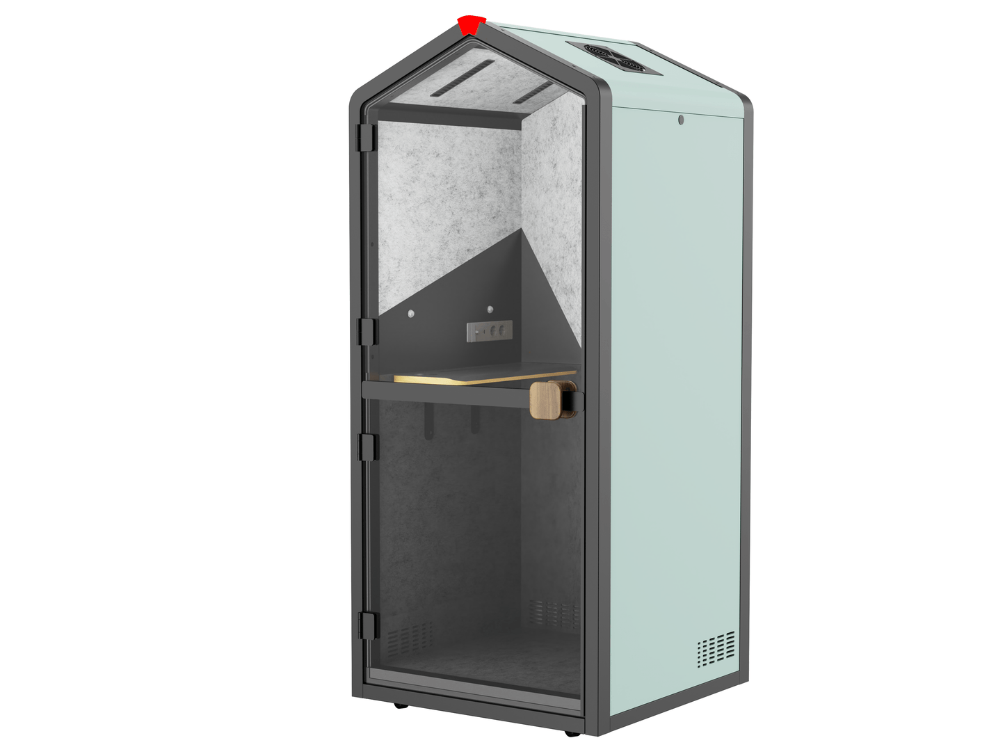 Meetingbox "Smart S2" für 1 Person - schallisolierte Telefonbox - 10 Tage Lieferzeit - SoSilent Box