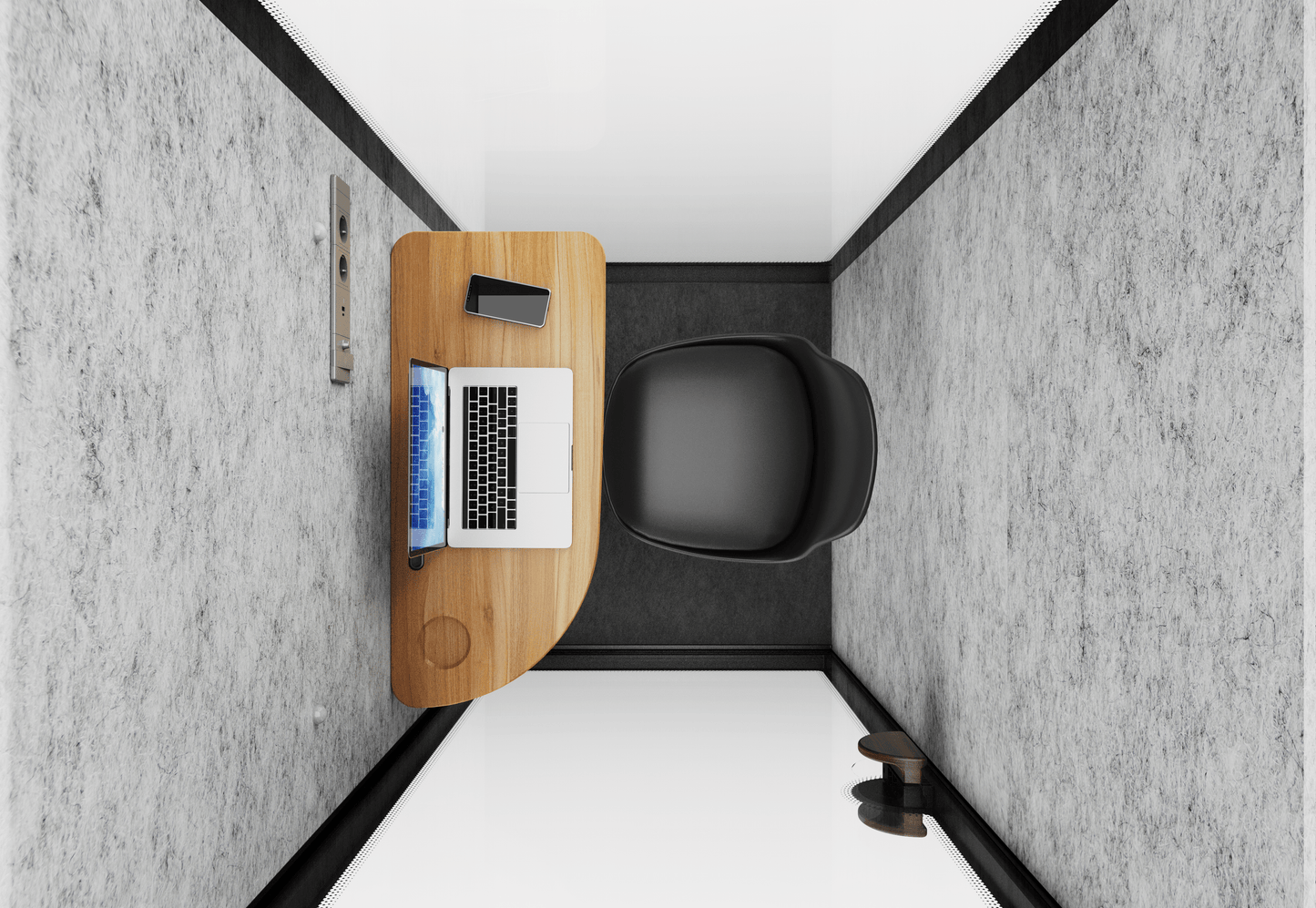 Meetingbox "Smart S3" für 1 Person - schallisolierte Telefonbox - 10 Tage Lieferzeit - SoSilent Box