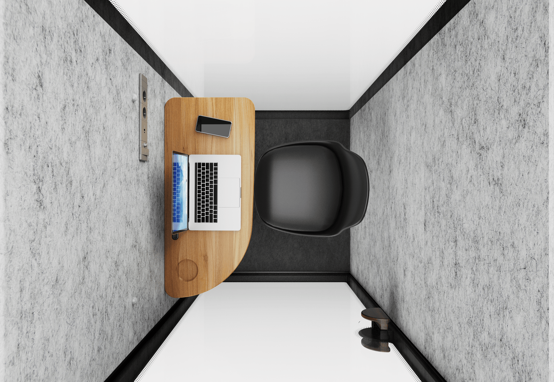 Meetingbox "Smart S3" für 1 Person - schallisolierte Telefonbox - 10 Tage Lieferzeit - SoSilent Box