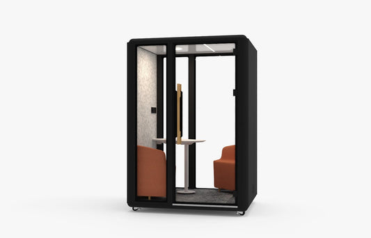 Meetingbox "Space M1" für 2 Personen - Schallschutzkabine - Raum in Raum - SoSilent Box