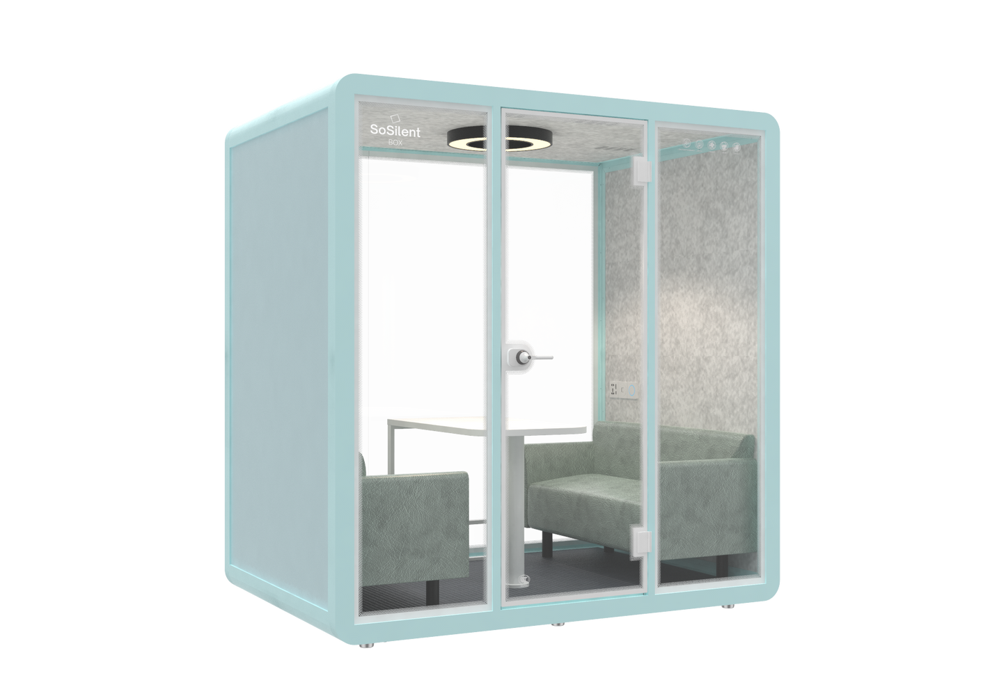 Meetingbox "Classic L1" - schallisolierte Telefonbox - Raum in Raum
