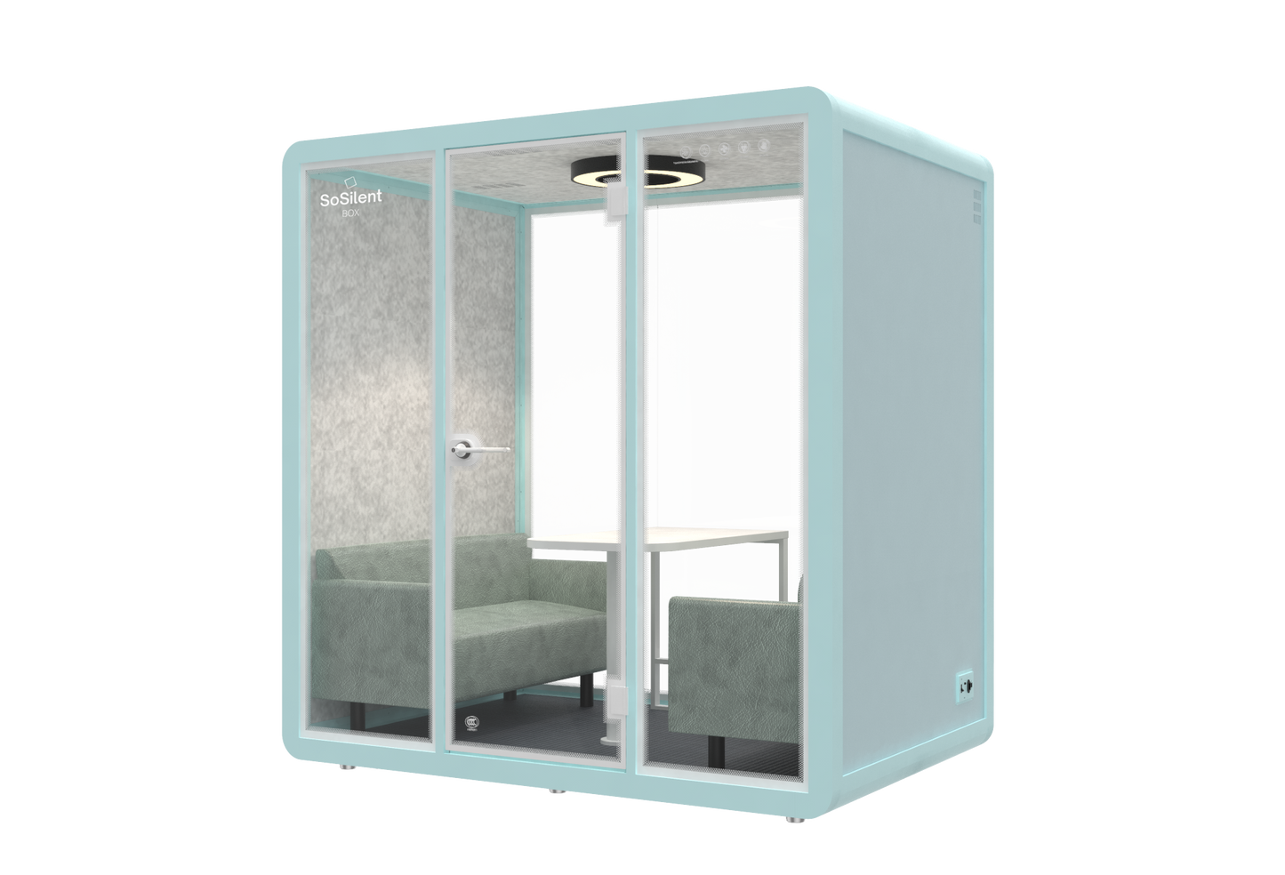 Meetingbox "Classic L1" - schallisolierte Telefonbox - Raum in Raum