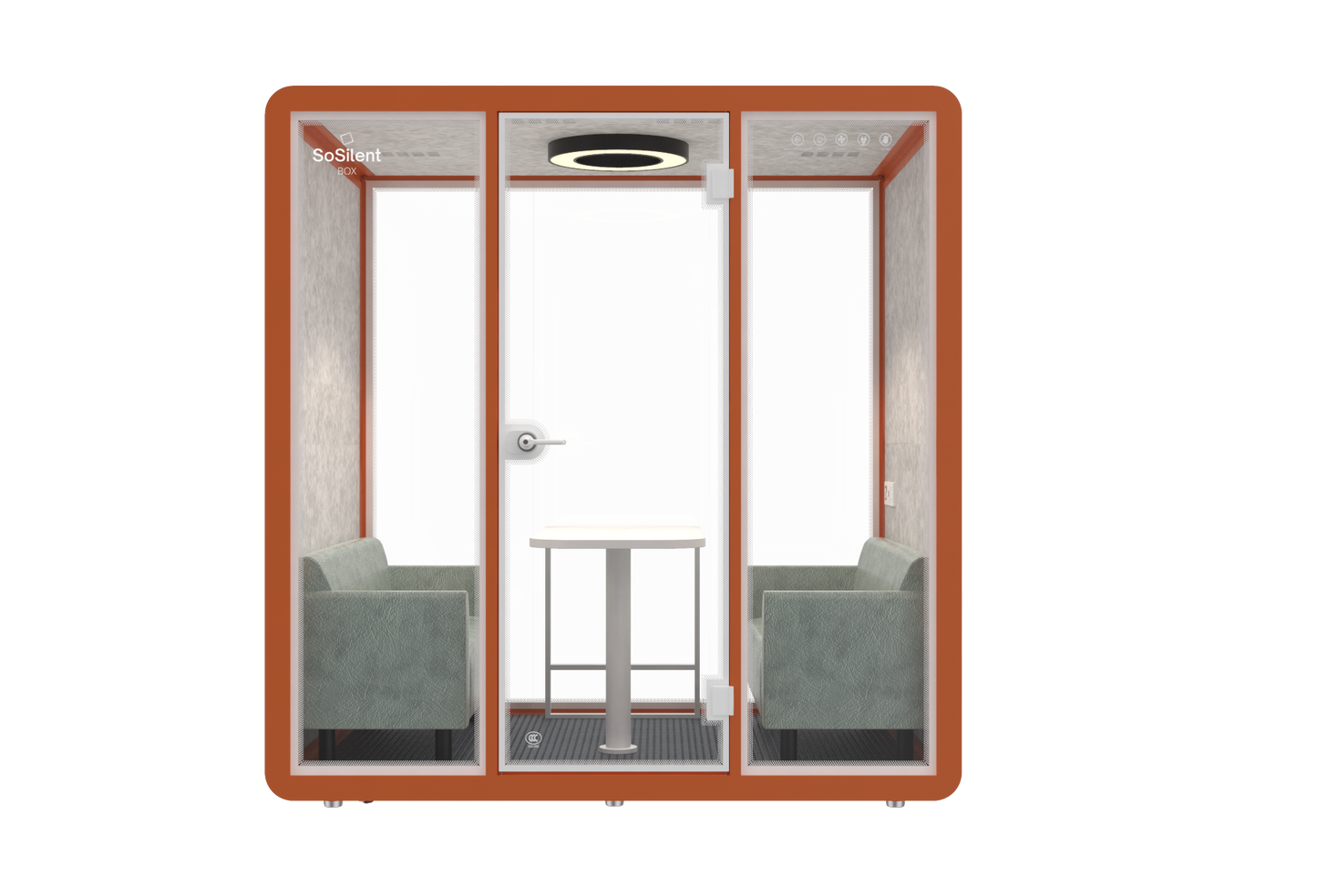 Meetingbox "Classic L1" - schallisolierte Telefonbox - Raum in Raum