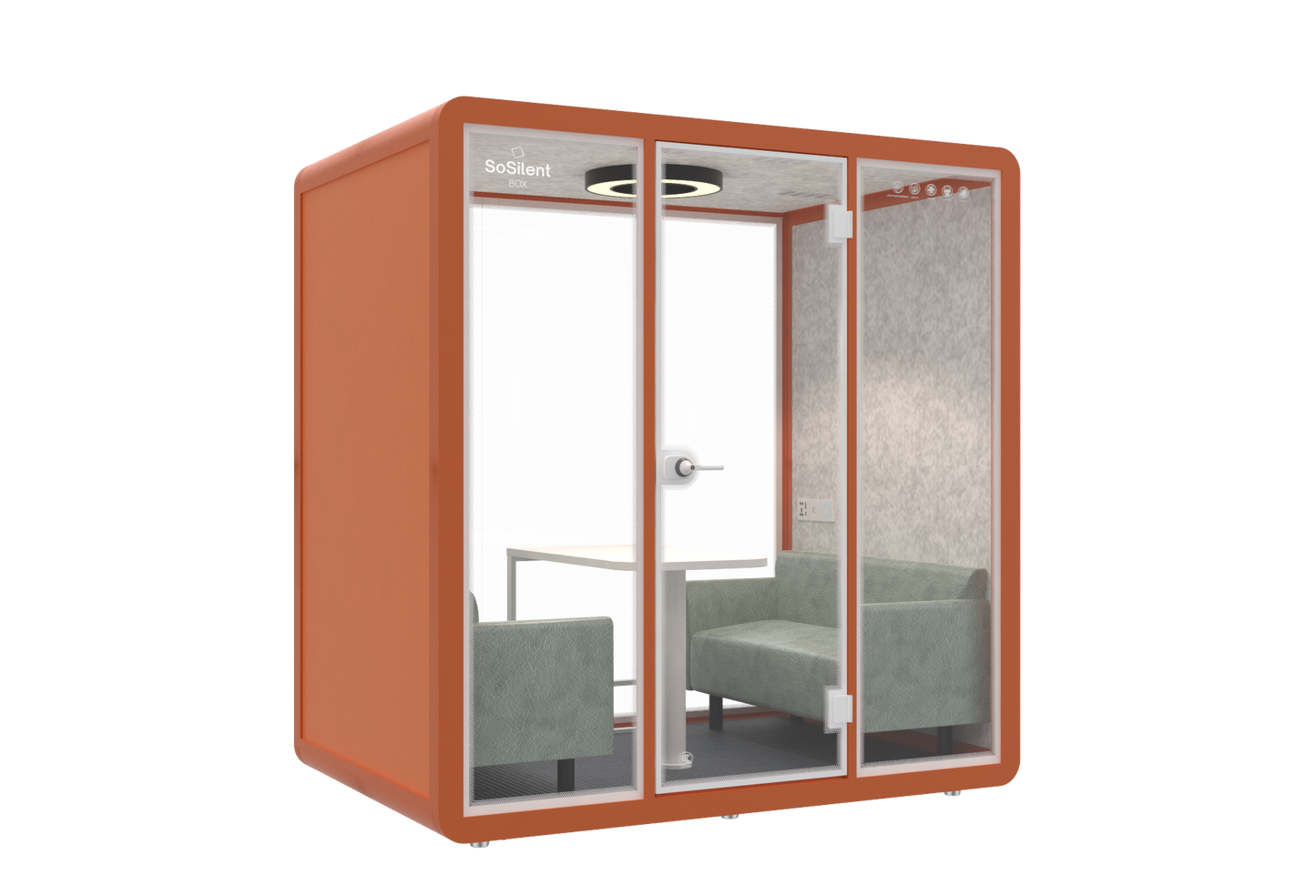 Meetingbox "Classic L1" - schallisolierte Telefonbox - Raum in Raum