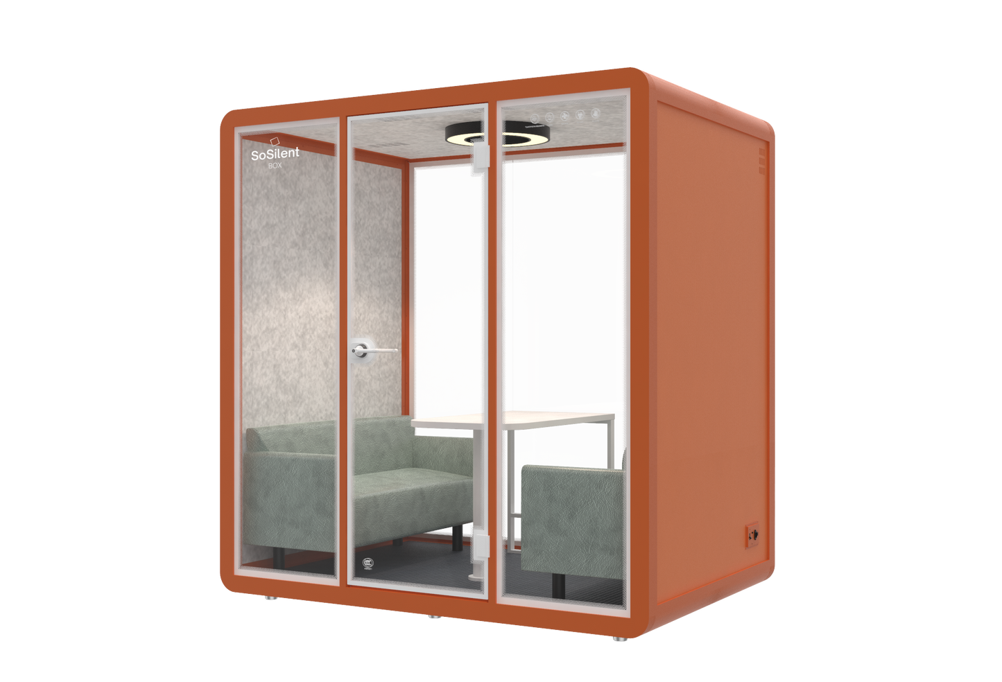 Meetingbox "Classic L1" - schallisolierte Telefonbox - Raum in Raum