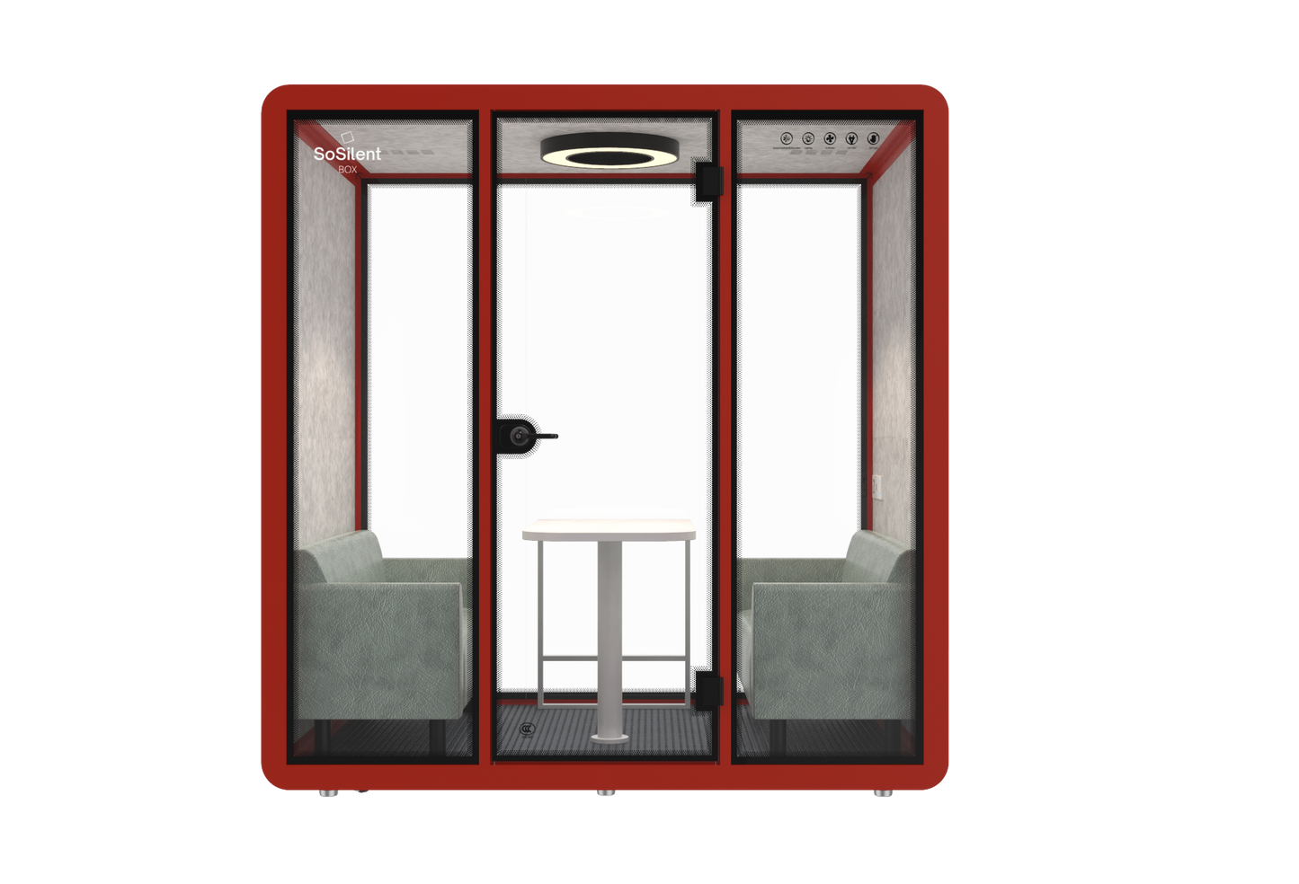 Meetingbox "Classic L1" - schallisolierte Telefonbox - Raum in Raum