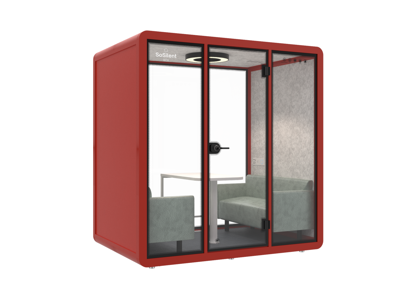 Meetingbox "Classic L1" - schallisolierte Telefonbox - Raum in Raum