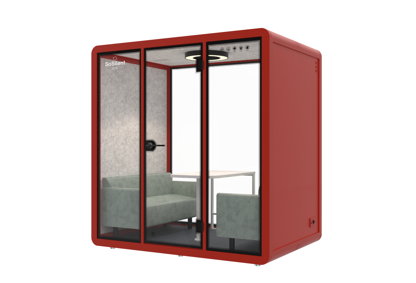 Meetingbox "Classic L1" - schallisolierte Telefonbox - Raum in Raum