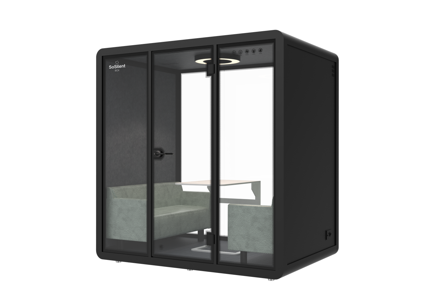 Meetingbox "Classic L1" - schallisolierte Telefonbox - Raum in Raum
