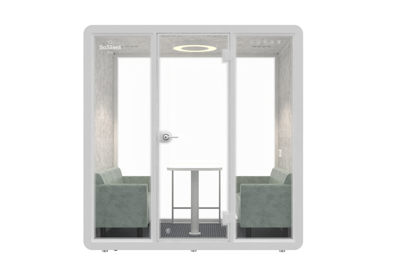 Meetingbox "Classic L1" - schallisolierte Telefonbox - Raum in Raum