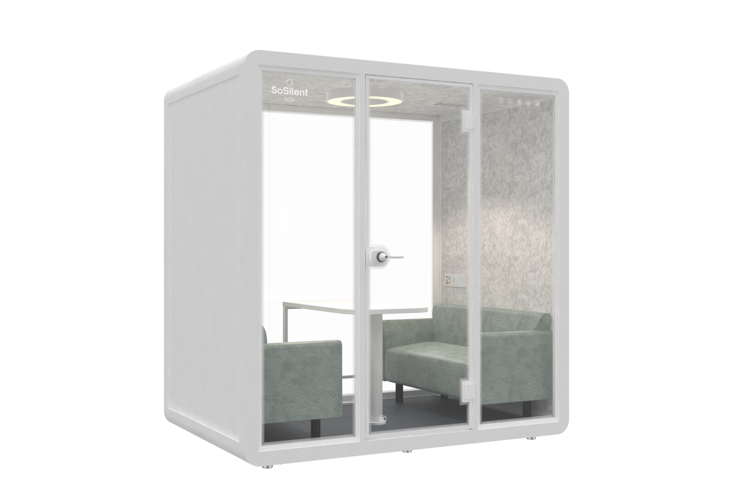 Meetingbox "Classic L1" - schallisolierte Telefonbox - Raum in Raum