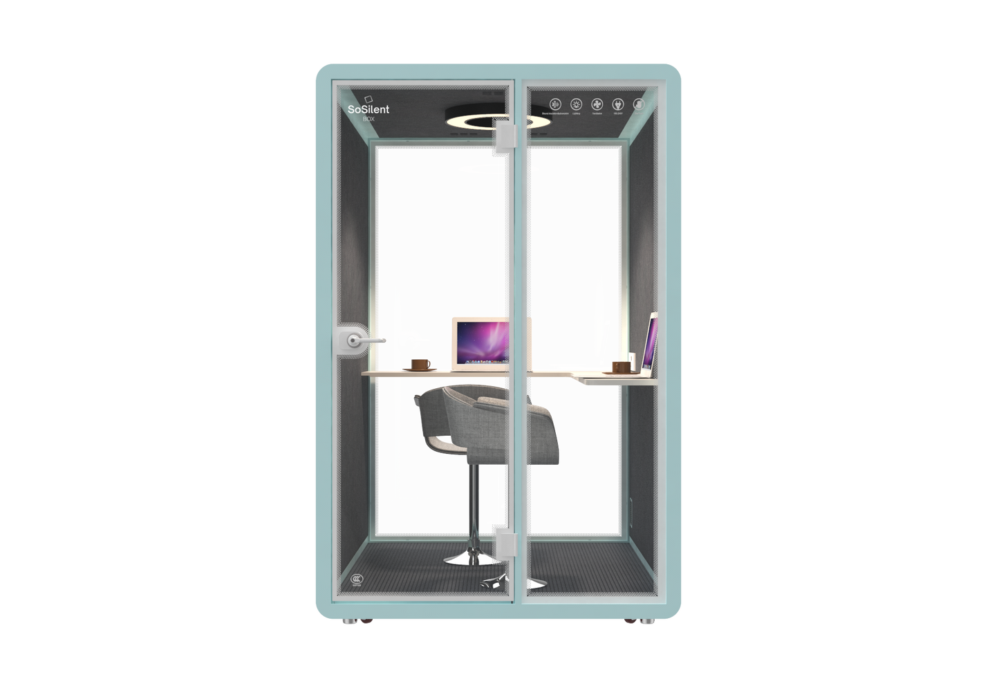 Meetingbox "Classic M2" - schallisolierte Telefonbox - Raum in Raum