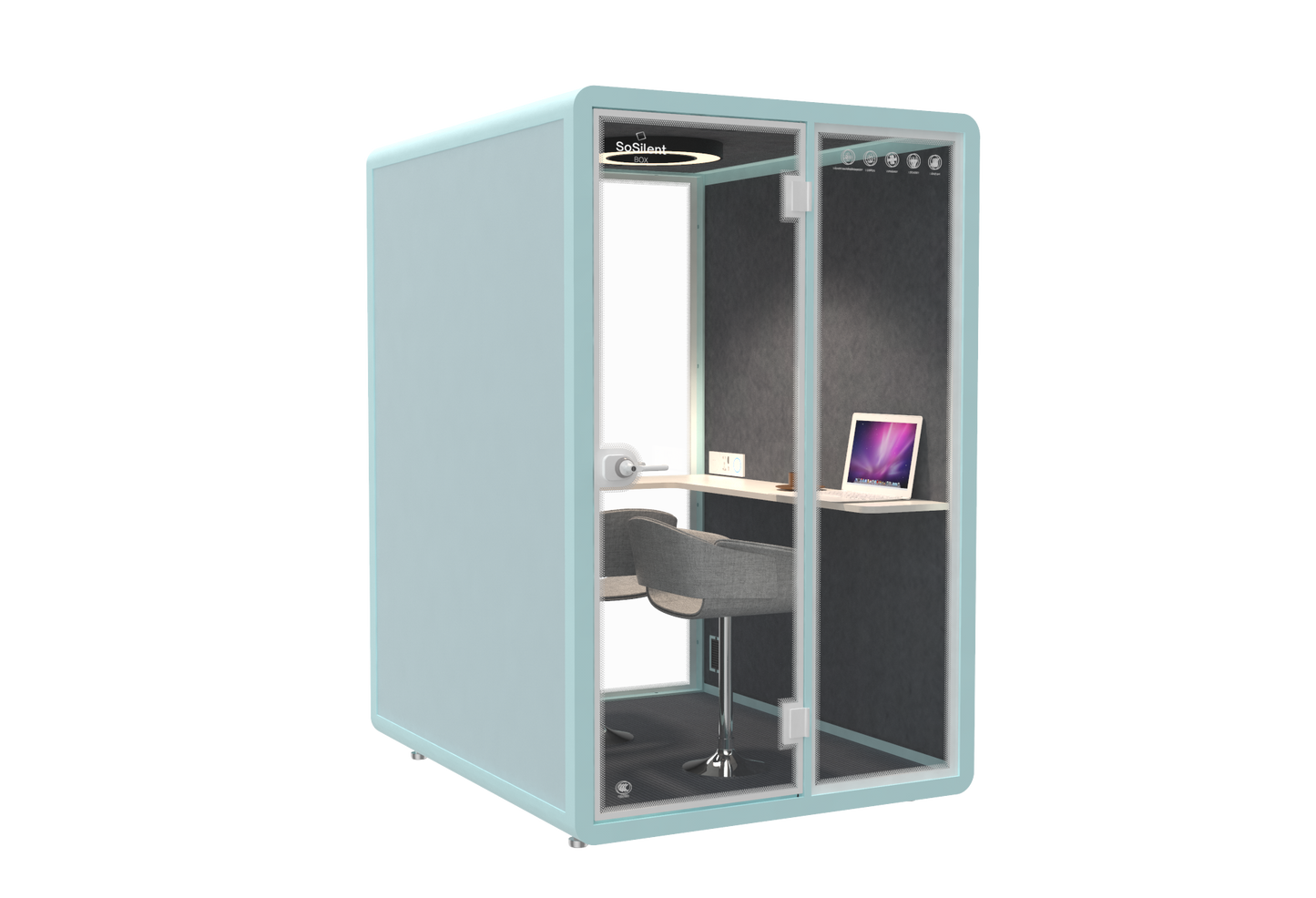 Meetingbox "Classic M2" - schallisolierte Telefonbox - Raum in Raum