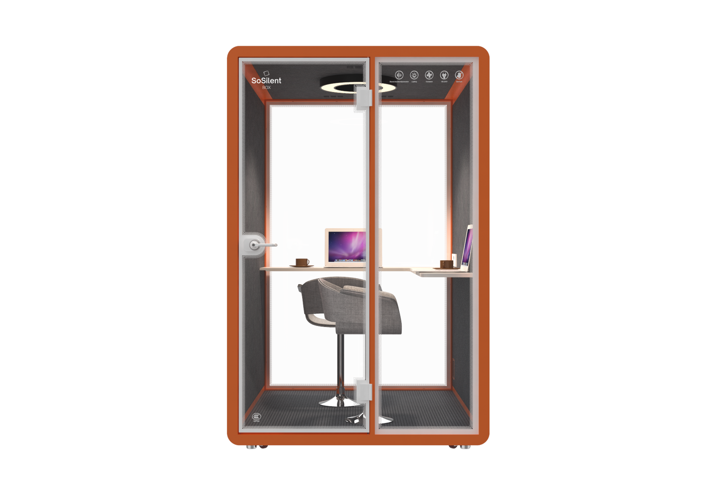Meetingbox "Classic M2" - schallisolierte Telefonbox - Raum in Raum