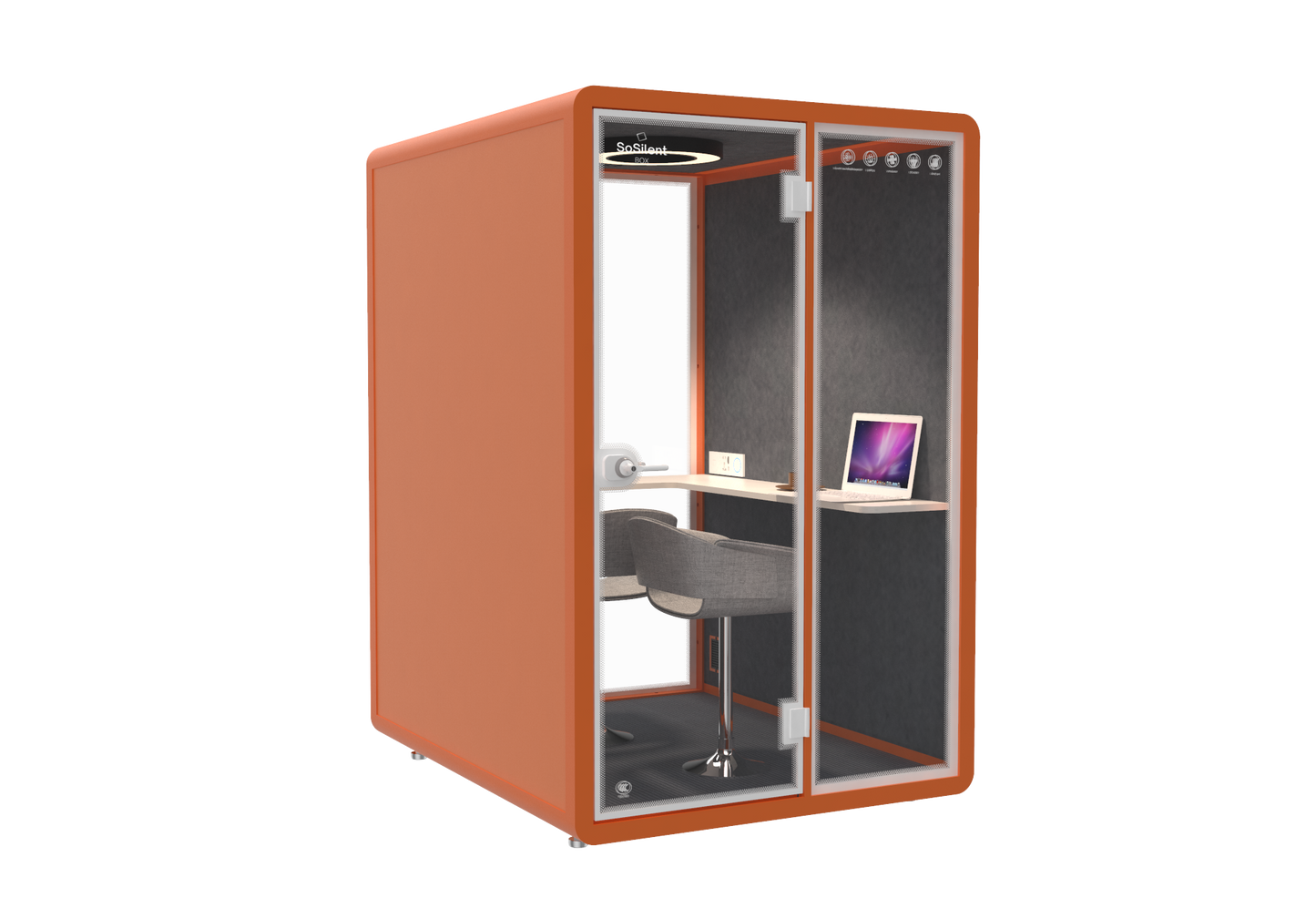 Meetingbox "Classic M2" - schallisolierte Telefonbox - Raum in Raum