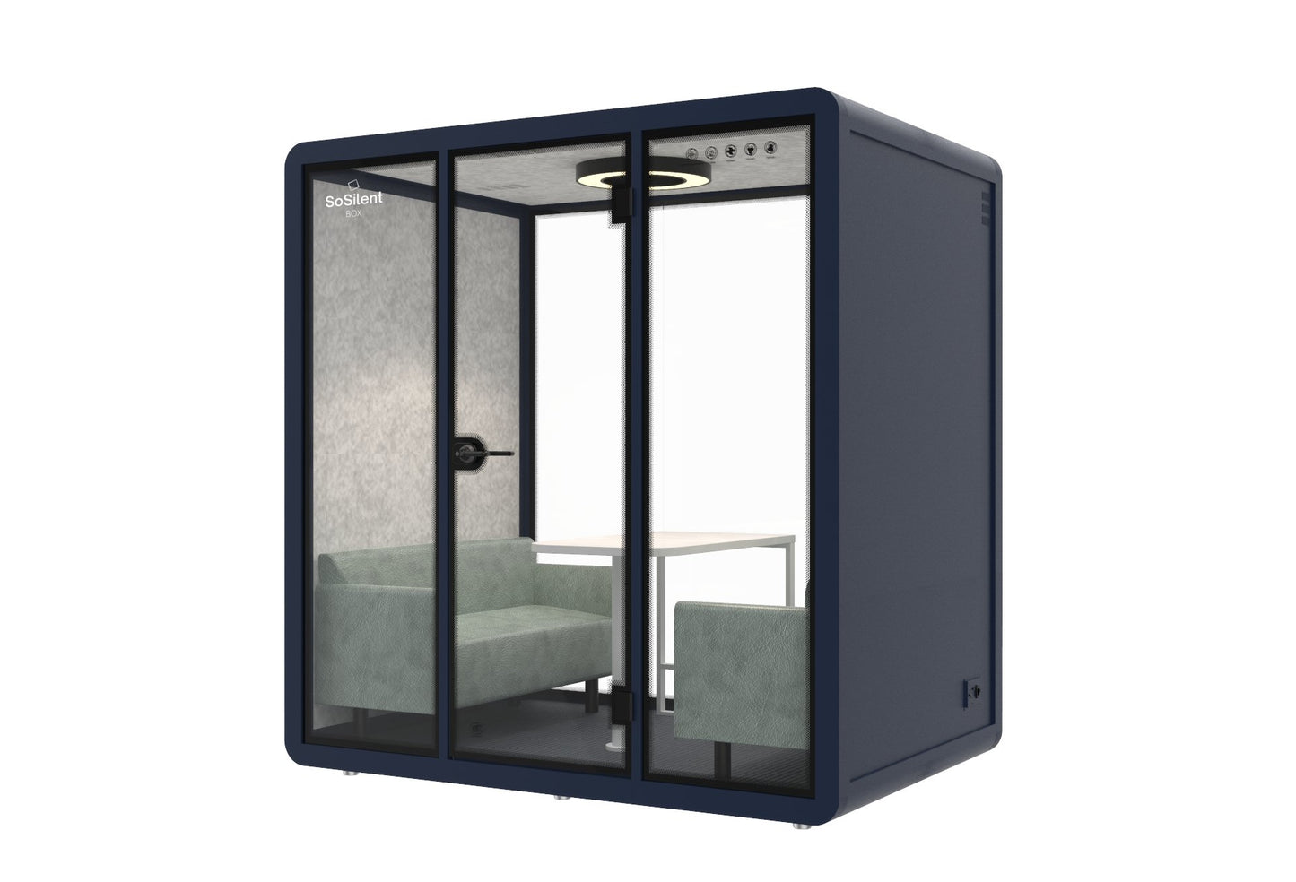 Meetingbox L1 - schallisolierte Telefonbox - Raum in Raum - SoSilent
