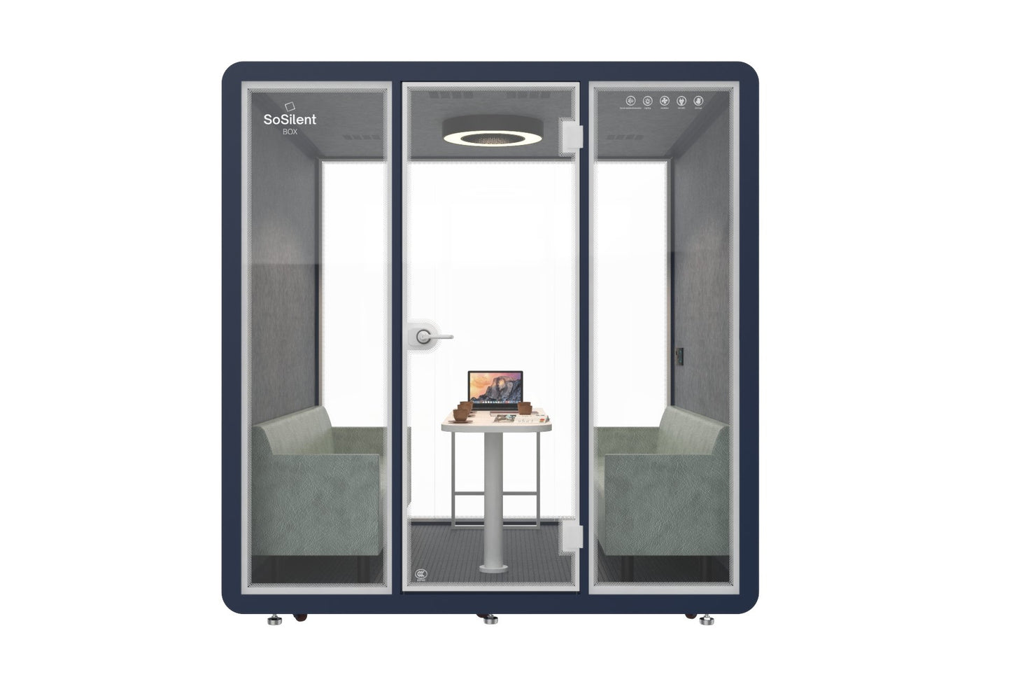 Meetingbox L2 - schallisolierte Telefonbox - Raum in Raum - SoSilent
