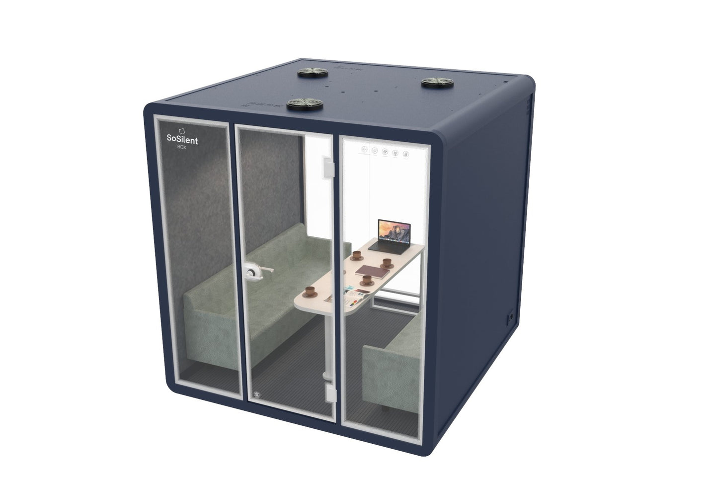 Meetingbox L2 - schallisolierte Telefonbox - Raum in Raum - SoSilent