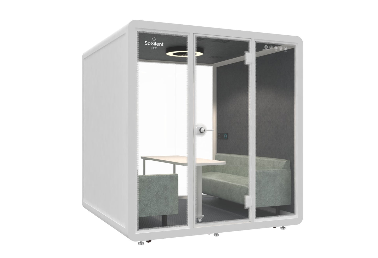Meetingbox L2 - schallisolierte Telefonbox - Raum in Raum - SoSilent