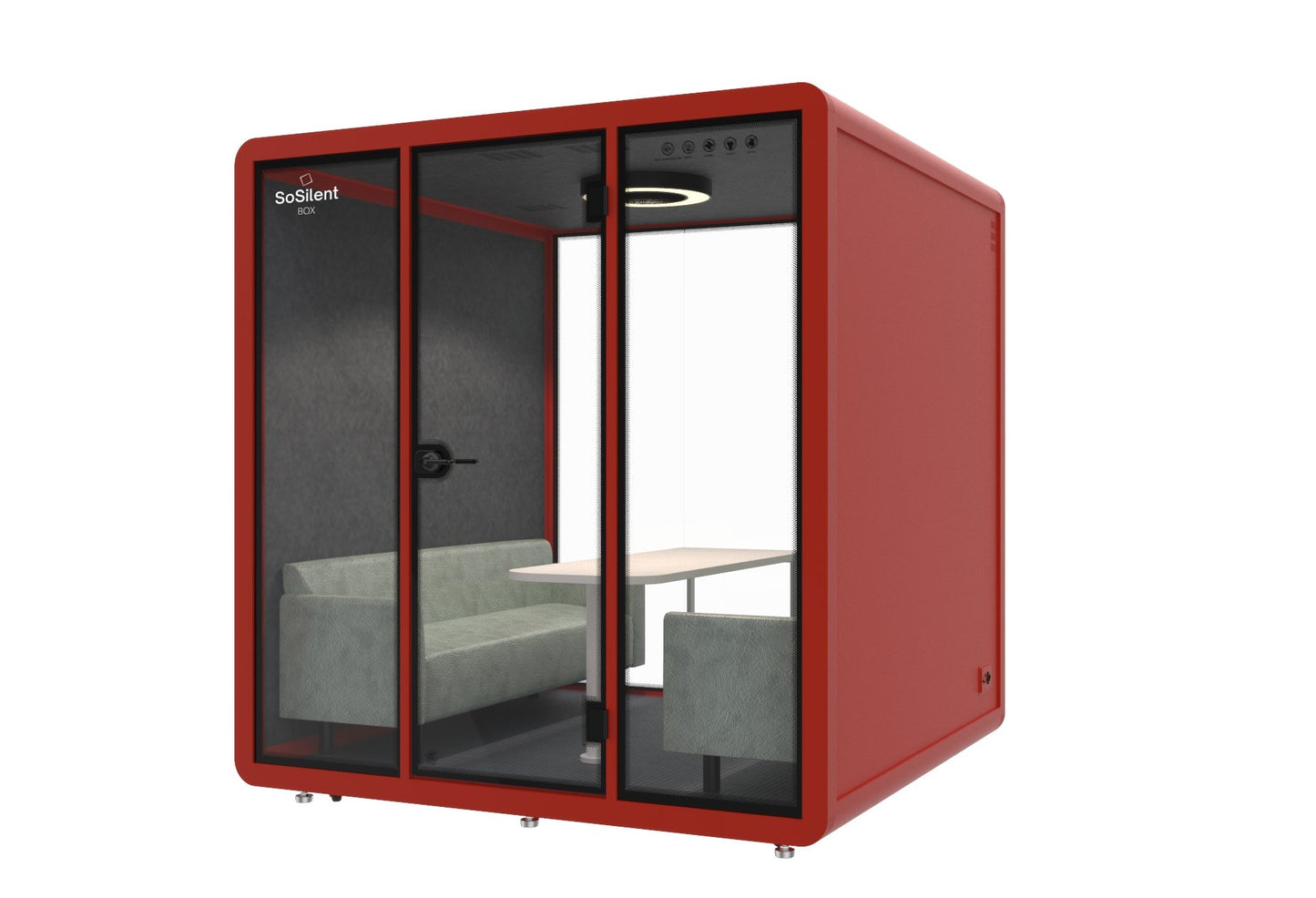 Meetingbox L2 - schallisolierte Telefonbox - Raum in Raum - SoSilent