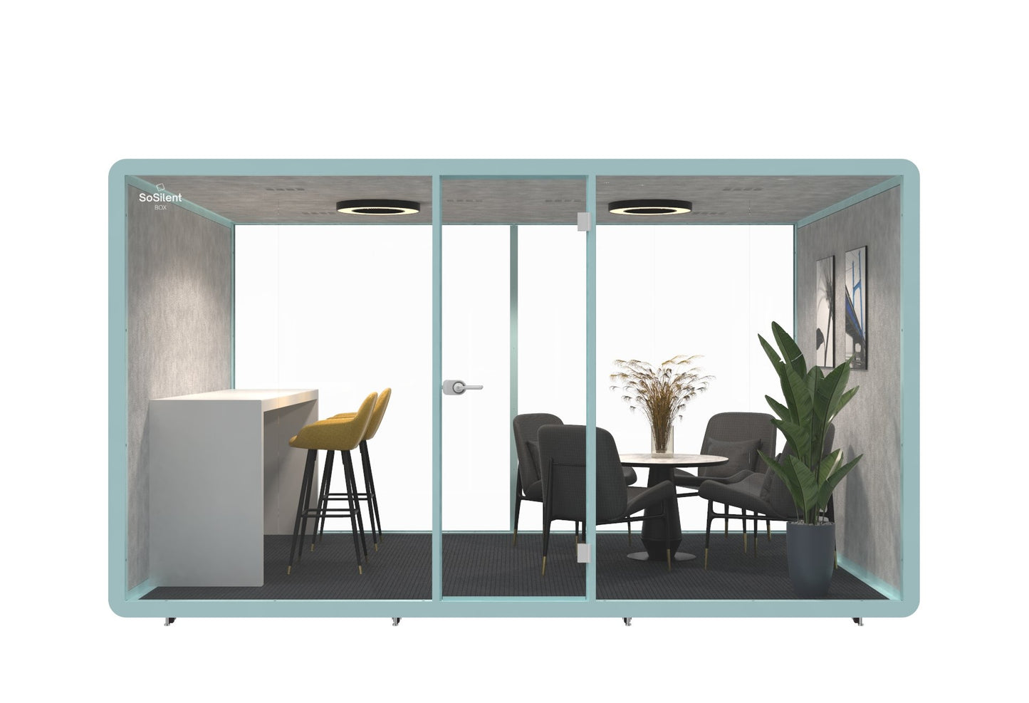Meetingbox L4 - schallisolierte Telefonbox - Raum in Raum - SoSilent