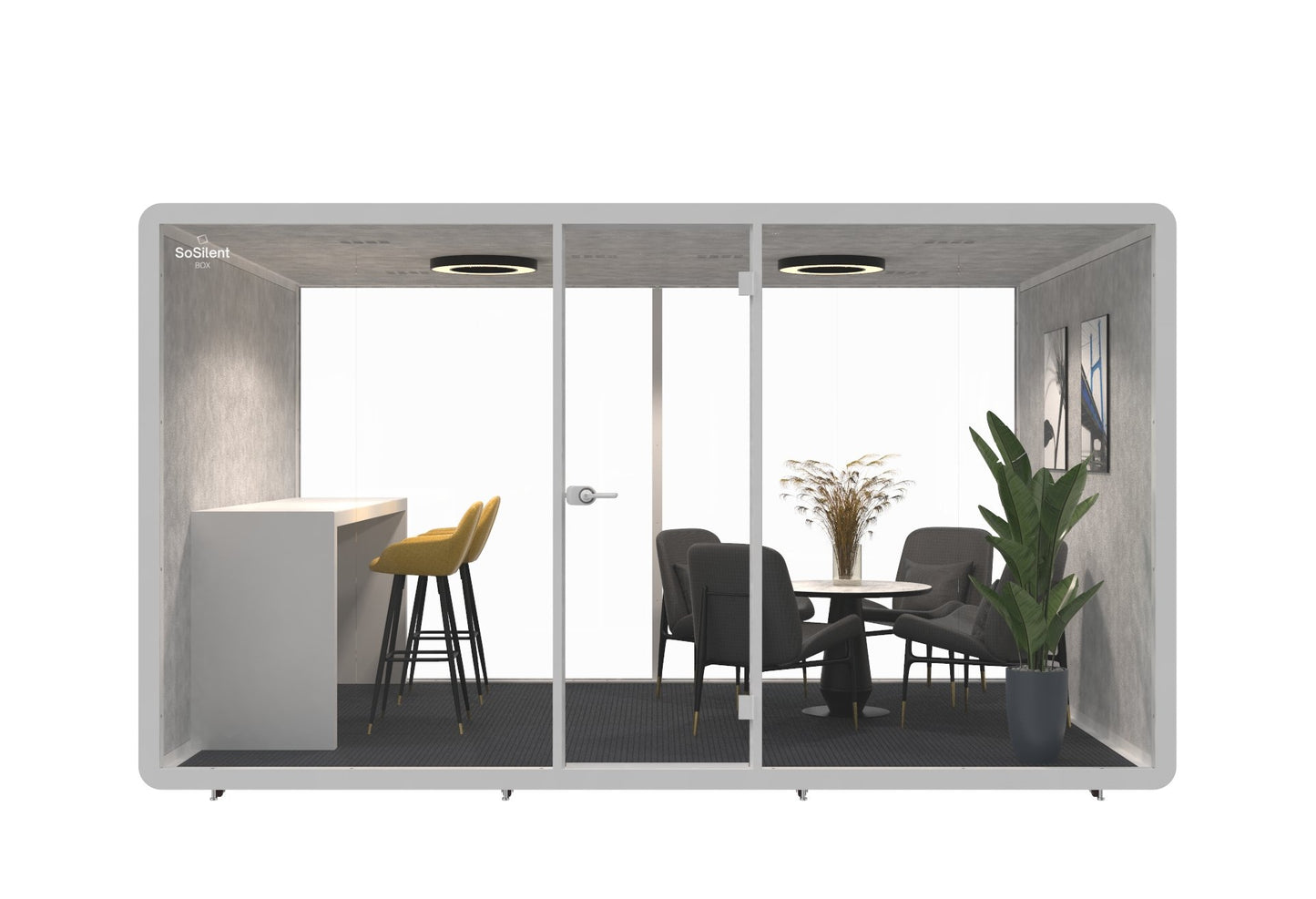 Meetingbox L4 - schallisolierte Telefonbox - Raum in Raum - SoSilent
