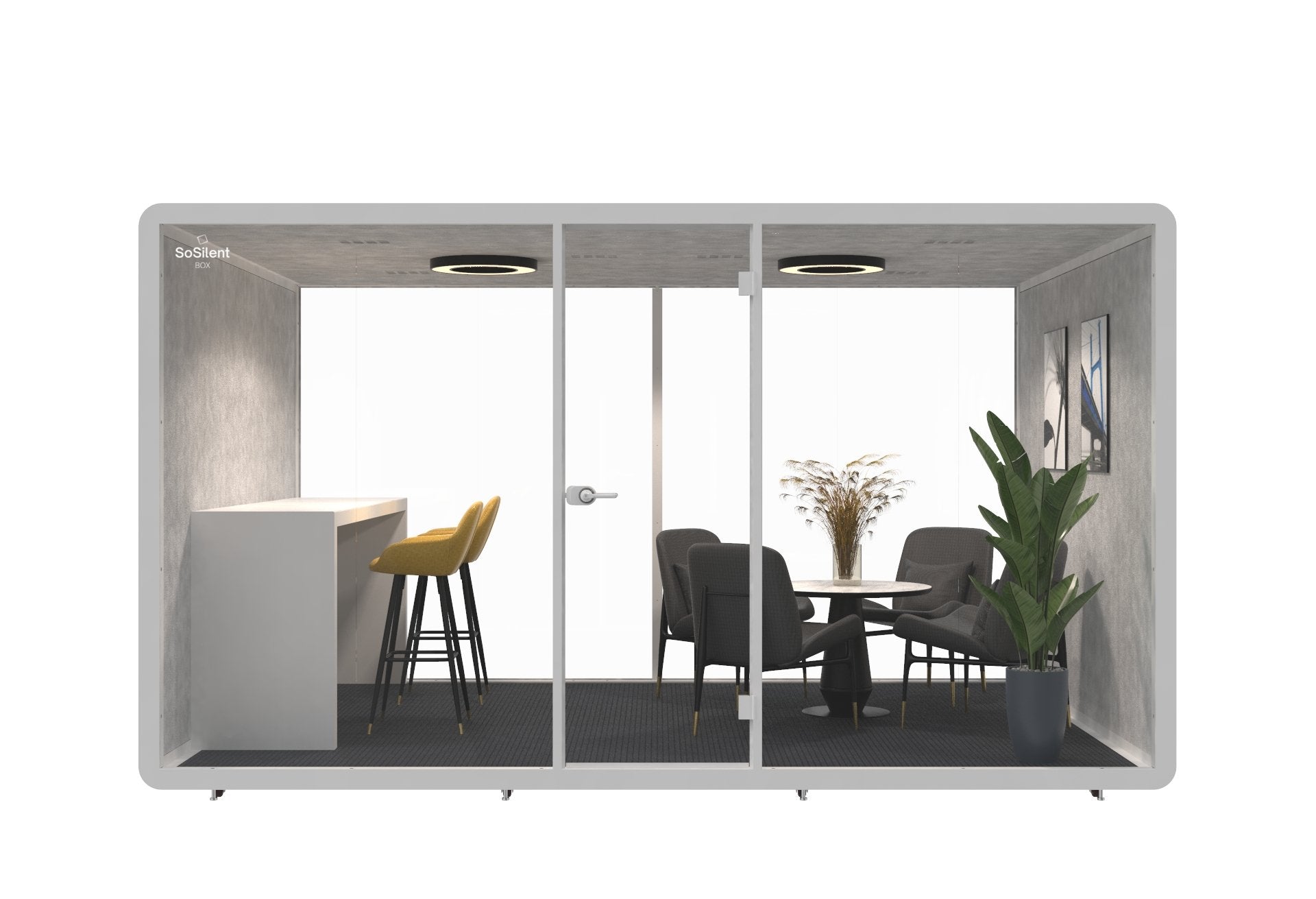 Meetingbox L4 - schallisolierte Telefonbox - Raum in Raum - SoSilent