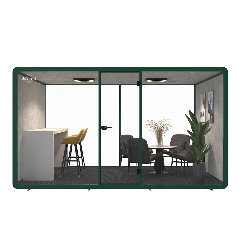 Meetingbox L4 - schallisolierte Telefonbox - Raum in Raum - SoSilent