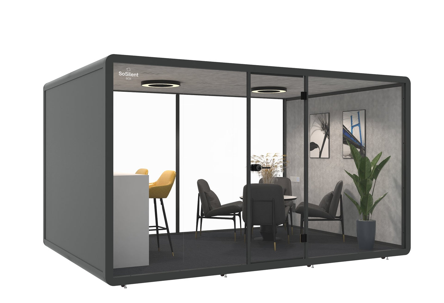 Meetingbox L4 - schallisolierte Telefonbox - Raum in Raum - SoSilent