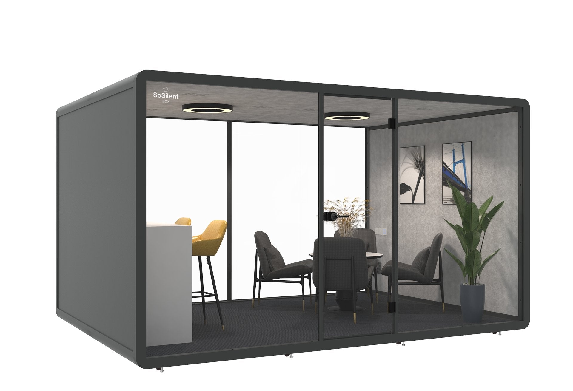 Meetingbox L4 - schallisolierte Telefonbox - Raum in Raum - SoSilent