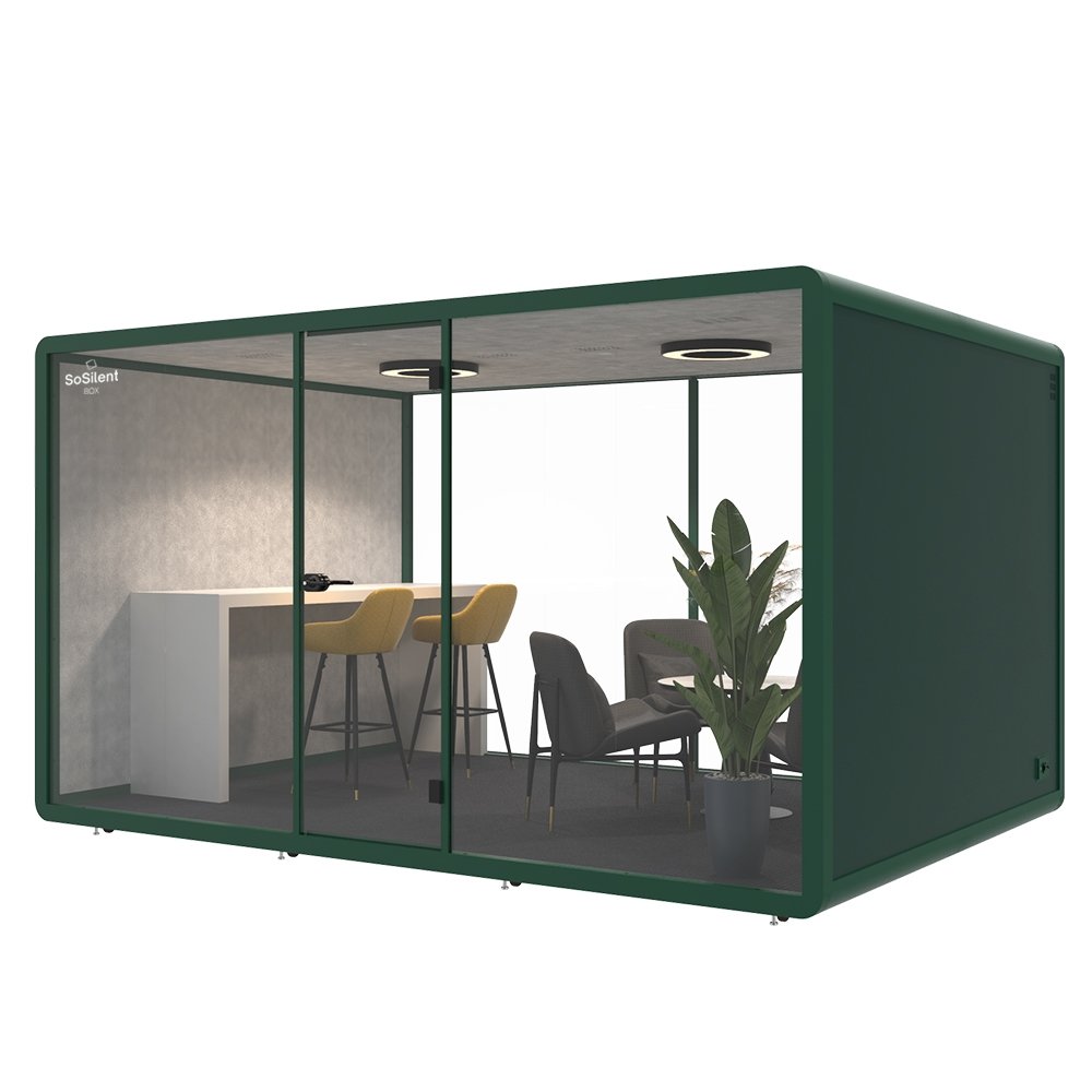Meetingbox L4 - schallisolierte Telefonbox - Raum in Raum - SoSilent
