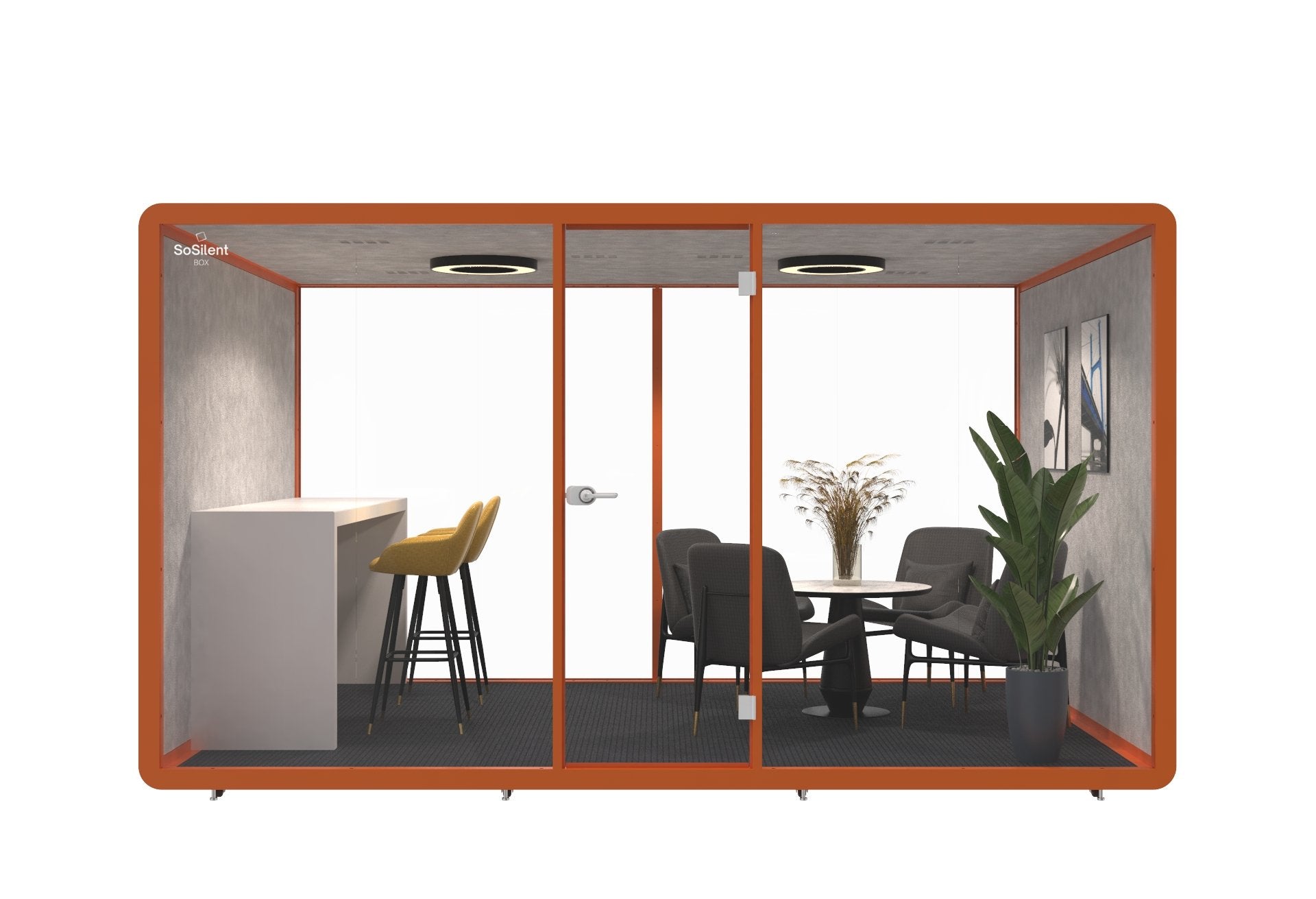 Meetingbox L4 - schallisolierte Telefonbox - Raum in Raum - SoSilent