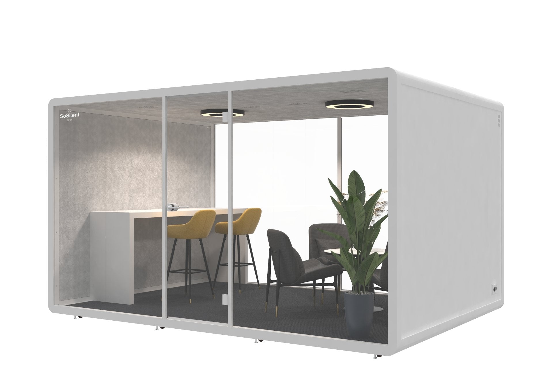 Meetingbox L4 - schallisolierte Telefonbox - Raum in Raum - SoSilent