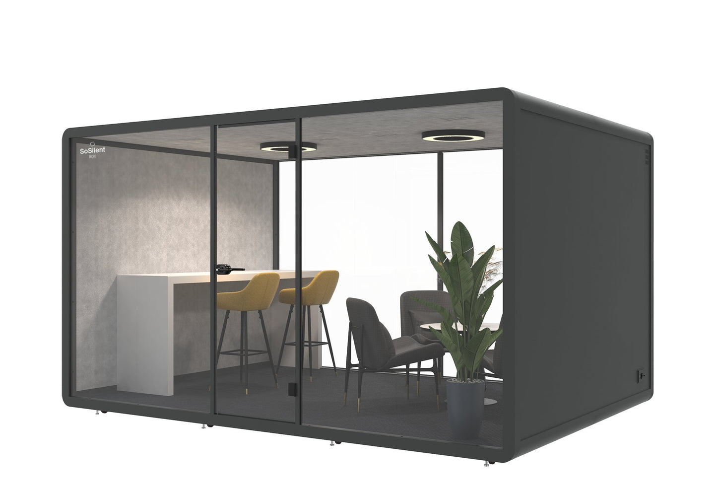 Meetingbox L4 - schallisolierte Telefonbox - Raum in Raum - SoSilent