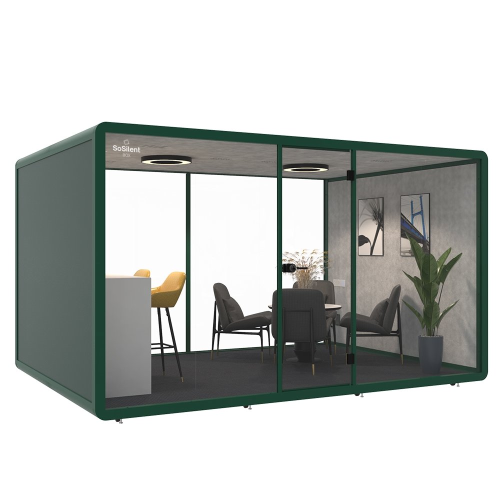 Meetingbox L4 - schallisolierte Telefonbox - Raum in Raum - SoSilent