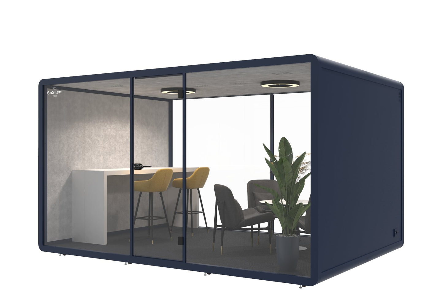 Meetingbox L4 - schallisolierte Telefonbox - Raum in Raum - SoSilent