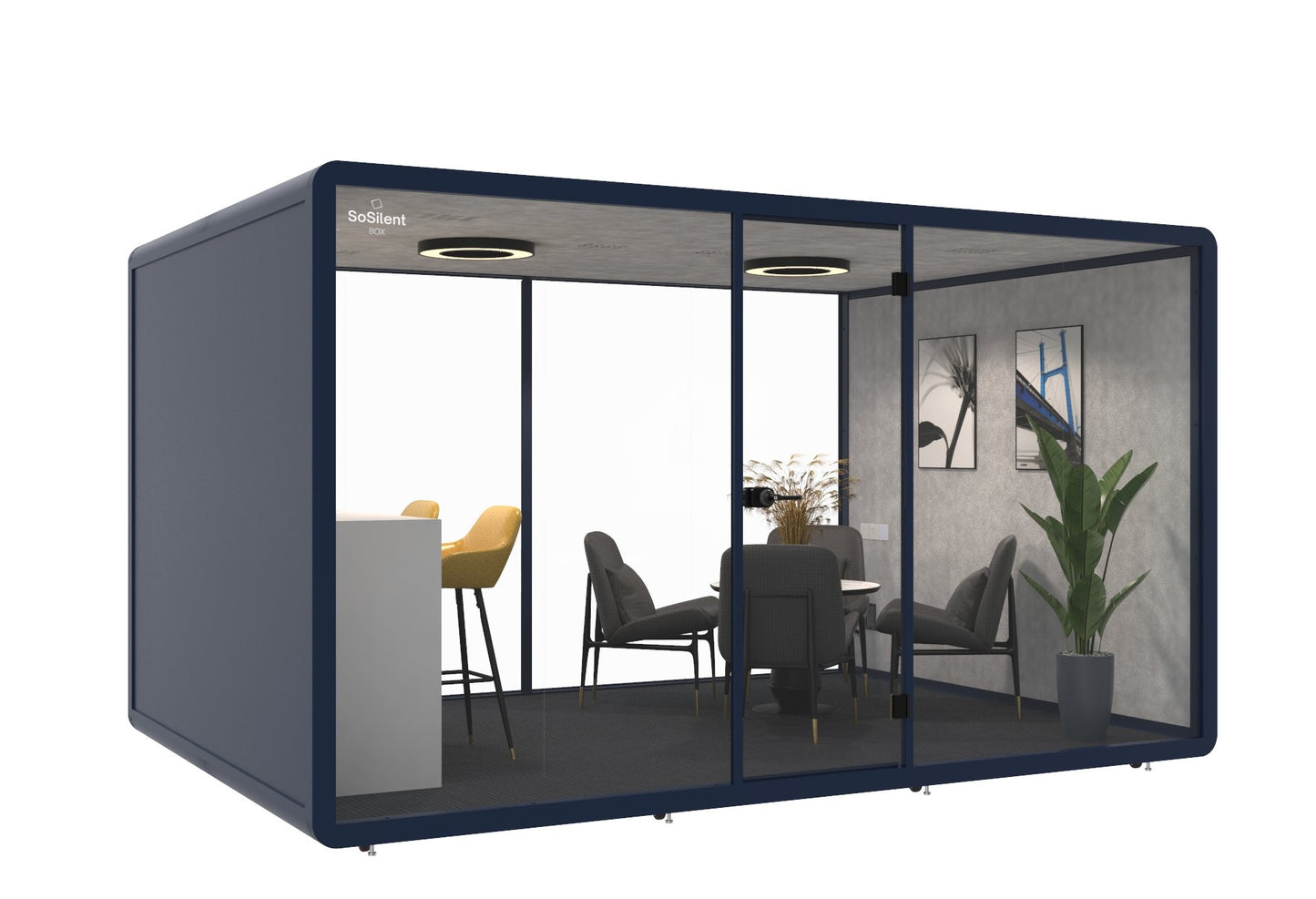 Meetingbox L4 - schallisolierte Telefonbox - Raum in Raum - SoSilent