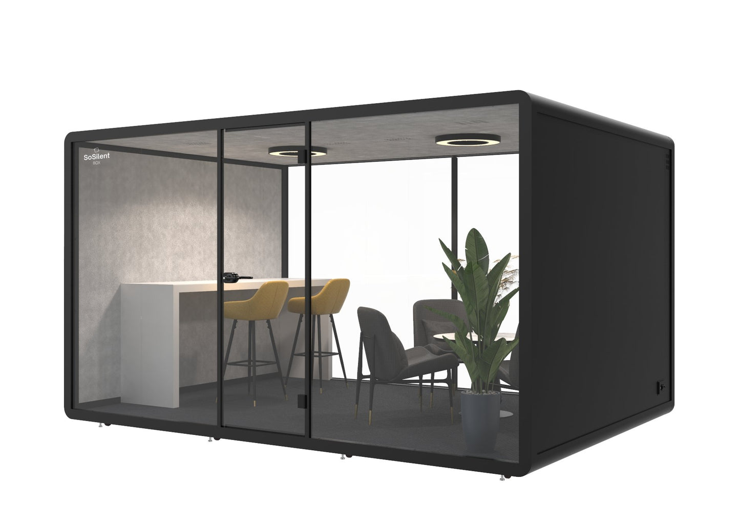 Meetingbox L4 - schallisolierte Telefonbox - Raum in Raum - SoSilent
